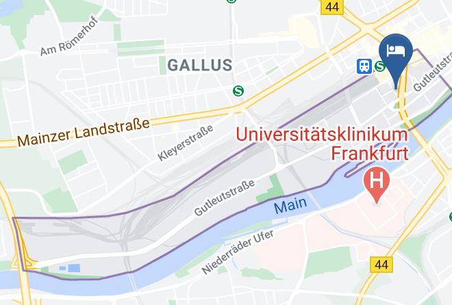 Frankfurt Am Main - Hotel Paris Maps