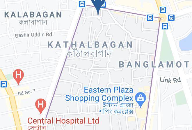 Dhaka - Hotel Paris Inn Maps