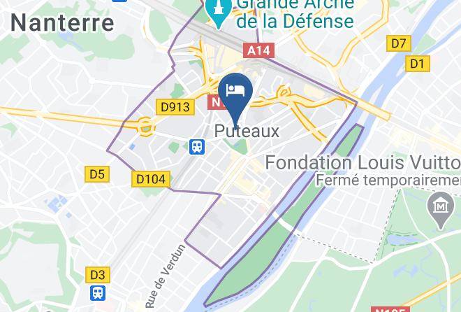 Hauts De Seine - Hotel Paris La Defense Maps