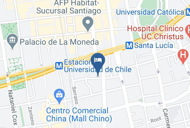 Santiago - Hotel Paris Ltda Maps