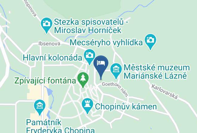Hotel Paris Marianske Lazne Map