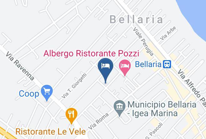 Rimini - Hotel Paris Resort Maps