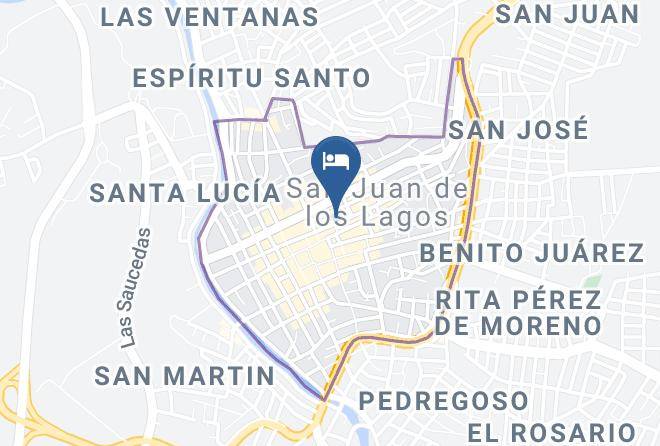 San Juan De Los Lagos - Hotel Paris Maps