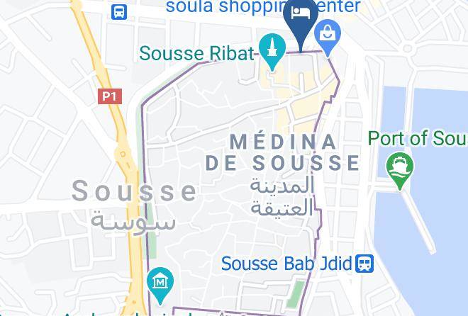 Tunisia - Hotel Paris Maps