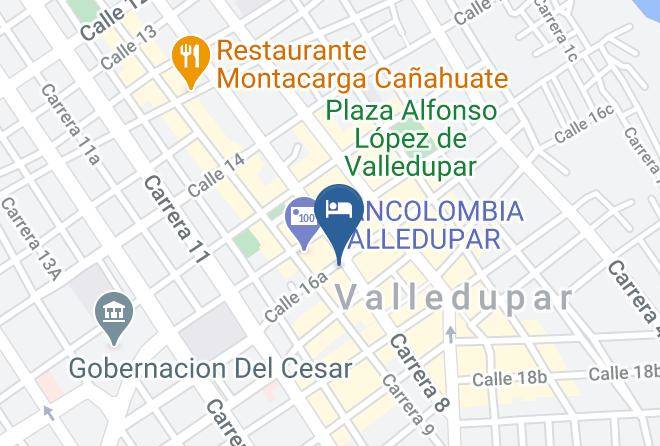 Valledupar - Hotel Paris Maps