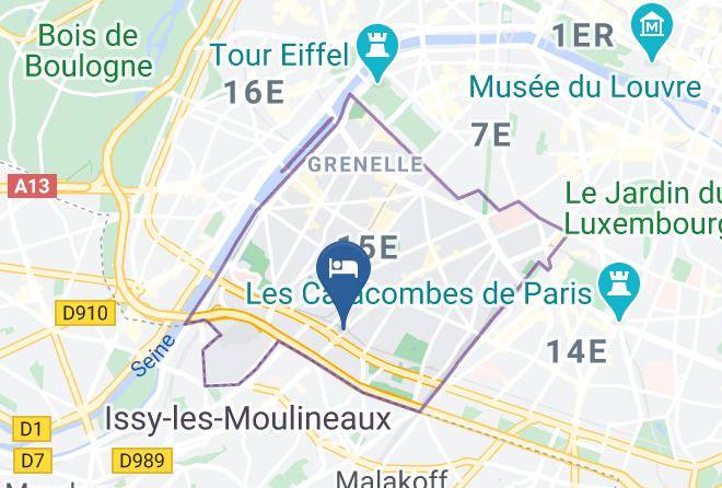 Paris - Hotel Paris Vaugirard Maps