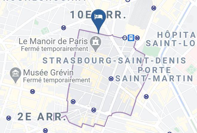 Hotel Parisiana Map