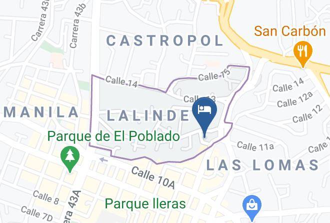 Medellin - Hotel Park 10 Maps