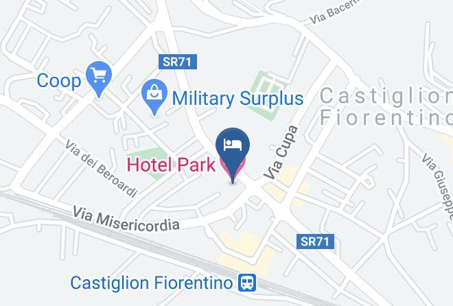 Arezzo - Hotel Park Maps