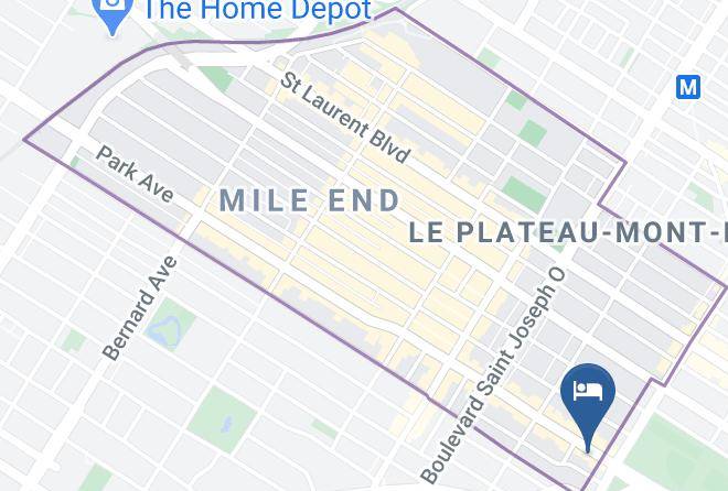 Montreal - Hotel Park Avenue Maps