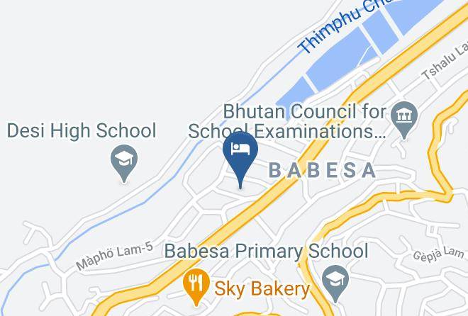 Thimphu - Hotel Park Maps