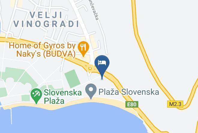 Budva - Hotel Park Maps