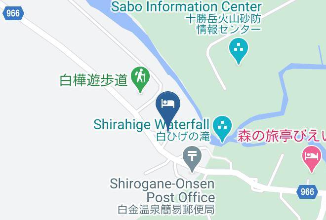 Biei Townkamikawa District - Hotel Park Hills Maps