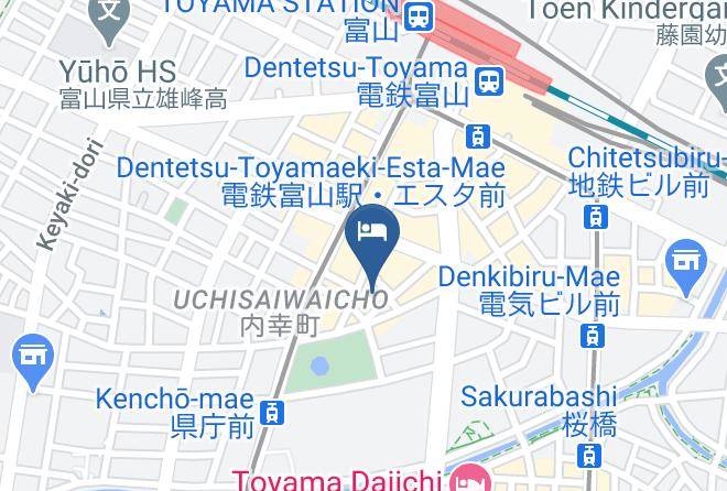 Toyama City - Hotel Park Inn Toyama Maps