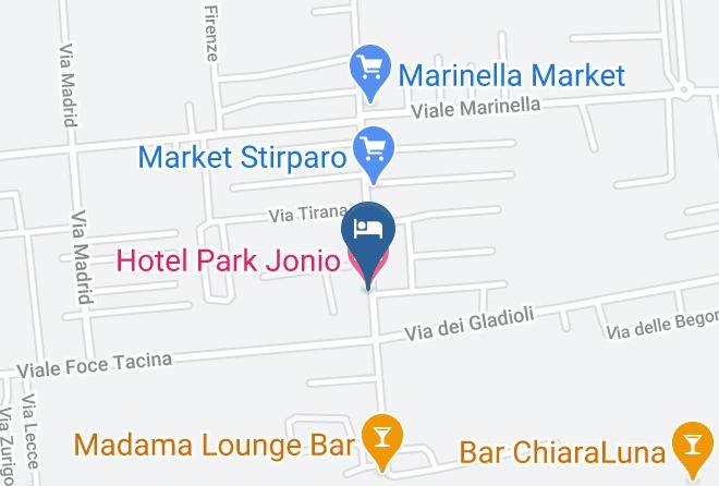 Crotone - Hotel Park Jonio Maps