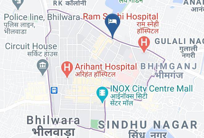 Bhilwara - Hotel Park Pink Maps