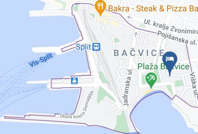 Split - Hotel Park Potestas Ltd Maps