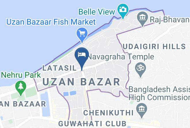 Guwahati - Hotel Park Riviera Maps