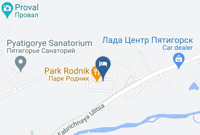 Pyatigorsk - Hotel Park Rodnik Maps