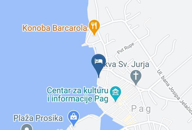 Pag - Hotel Smokva Maps