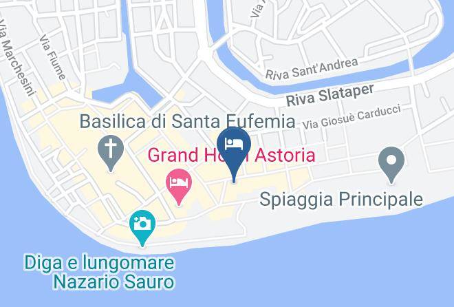 Gorizia - Hotel Park Spiaggia Maps