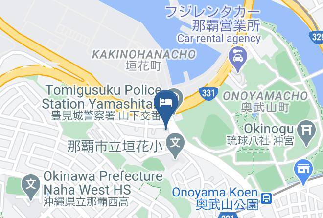 Naha City - Hotel Park Stadium Naha Maps