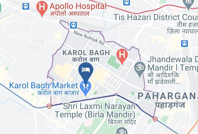 Karol Bagh - Hotel Park View Maps