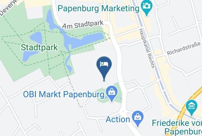 Emsland - Hotel Parkhotel Papenburg Maps