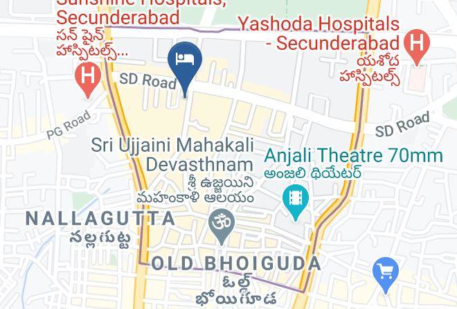 Secunderabad - Hotel Parklane Maps