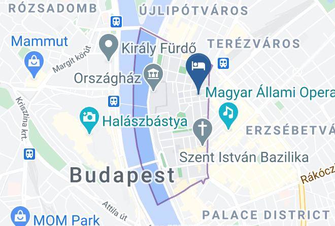 Budapest 5 Kerulet - Hotel Parlament Maps