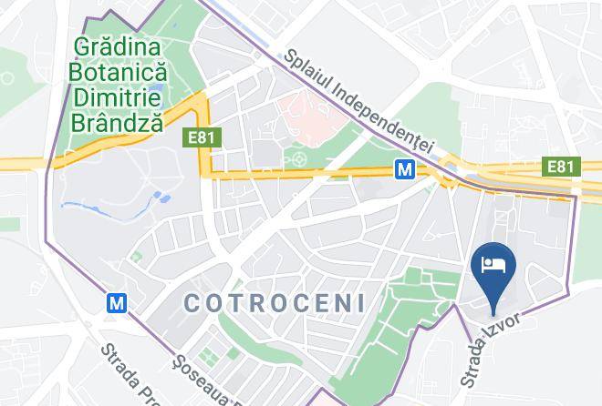 Bucharest - Hotel Parliament Maps