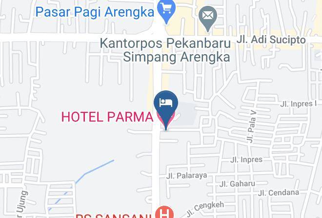 Pekanbaru - Hotel Parma Maps