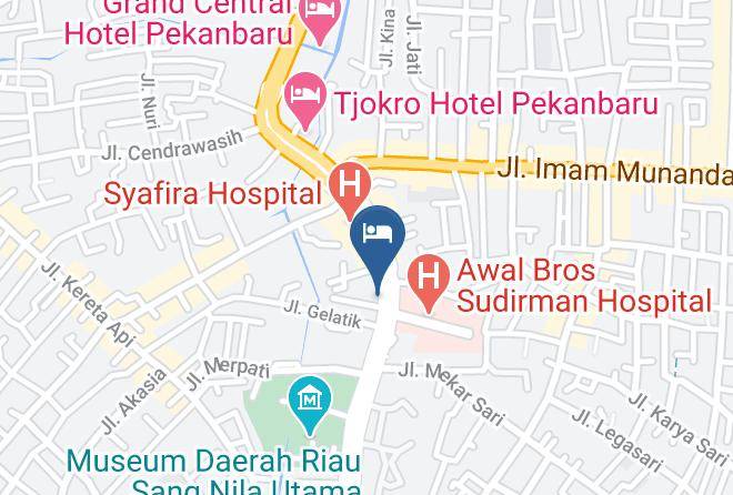 Pekanbaru - Hotel Parma Star Maps