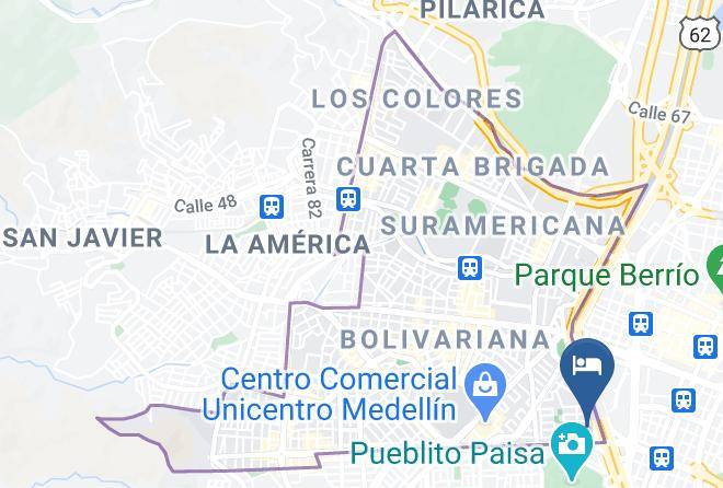 Medellin - Hotel Parque Del Rio Medellin Maps