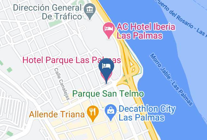 Hotel Parque Las Palmas Map