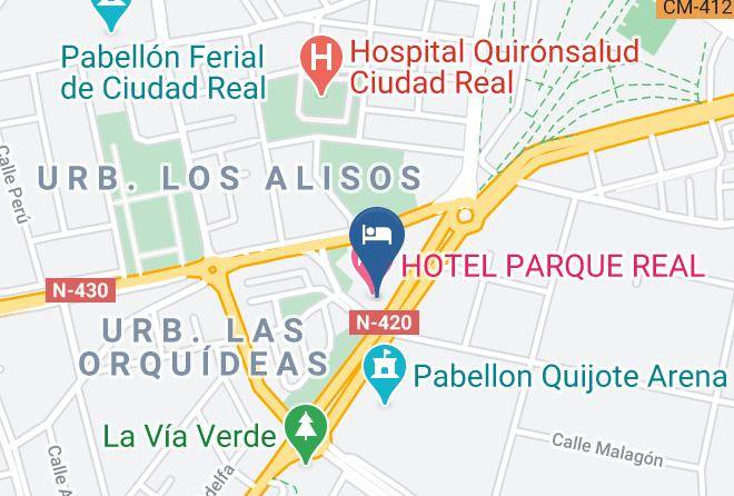 Ciudad Real - Hotel Parque Real Maps