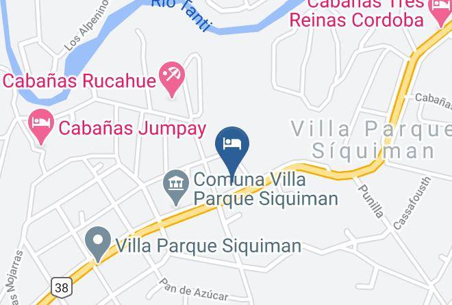 Punilla Department - Hotel Parque Siquiman 3 Estrellas Maps