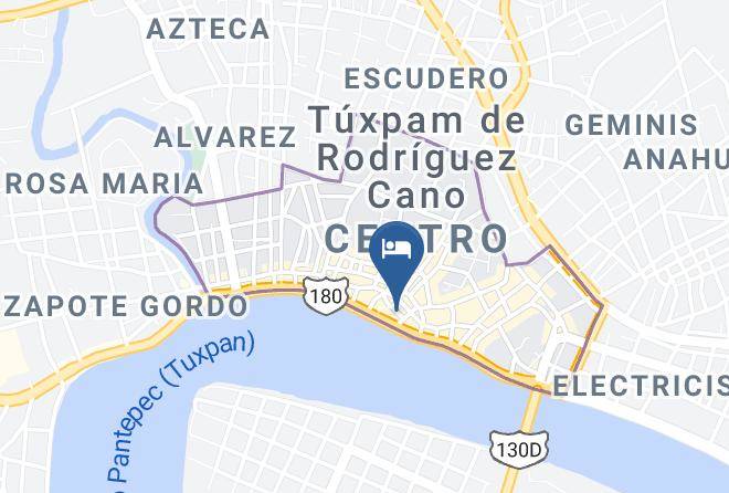 Tuxpan - Hotel Parroquia Maps