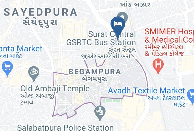 Surat - Hotel Parth Maps