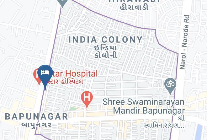 Ahmadabad - Hotel Parth Palace Maps