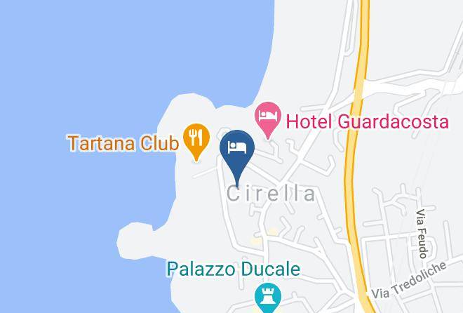 Cosenza - Hotel Parthenius Maps