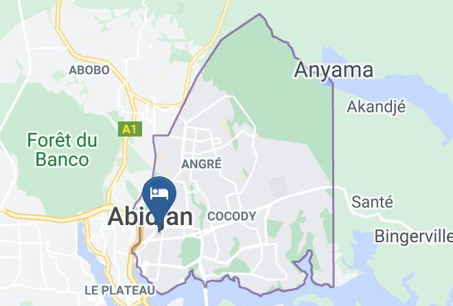 Abidjan - Hotel Particulier Maps