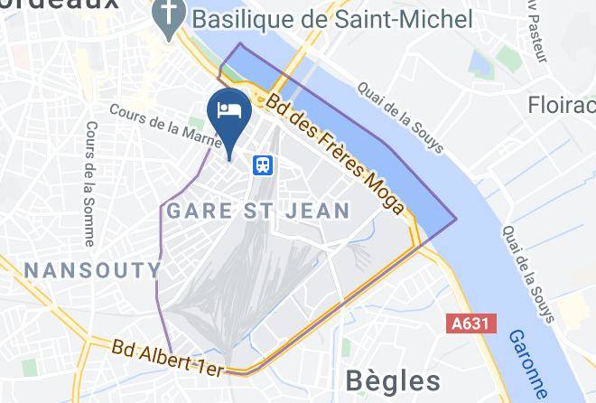 Gironde - Hotel Particulier Bordeaux St Jean Maps