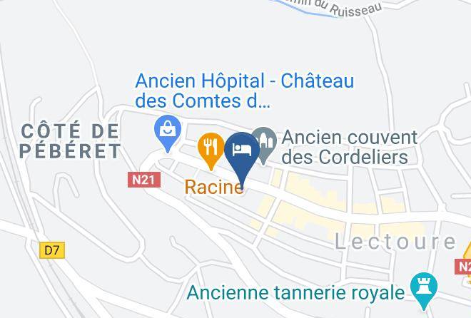 Gers - Hotel Particulier Guilhon Maps