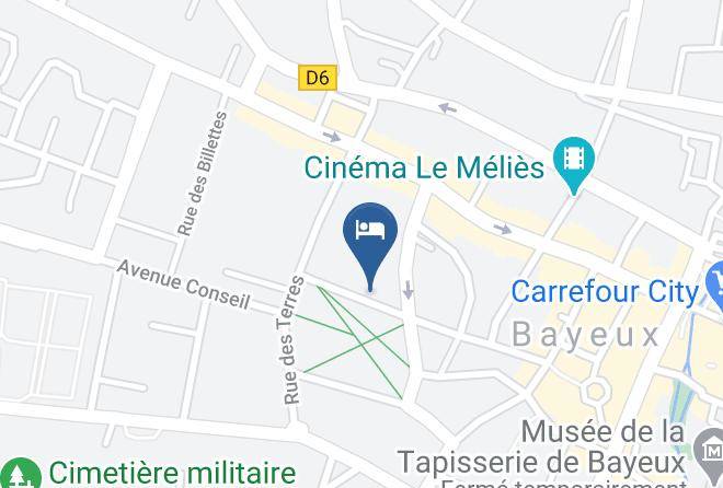 Calvados - Hotel Particulier Poppa Bayeux Maps