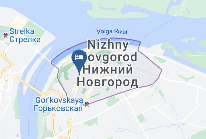 Nizhniy Novgorod - Hotel Parus Maps