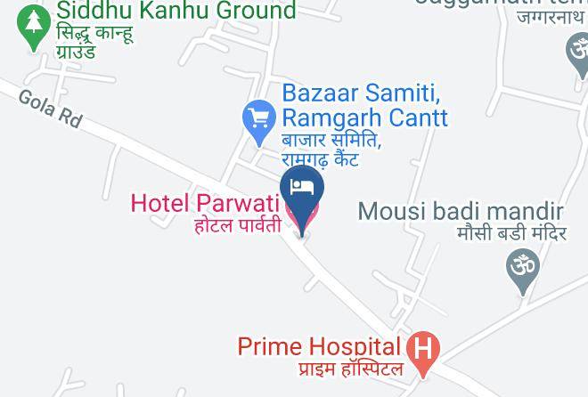 Hotel Parwati Map