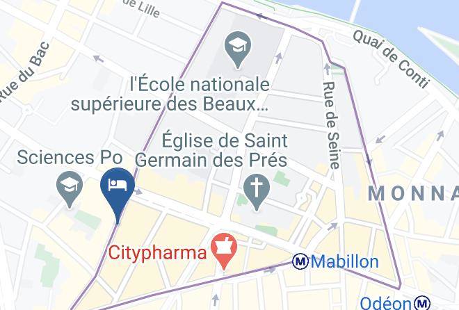 Paris - Hotel Pas De Calais Paris Saint Germain Des Pres Maps