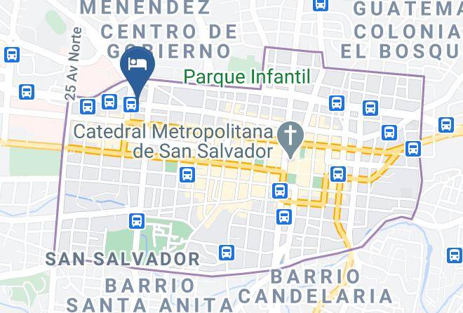 San Salvador - Hotel Pasadena 2 Maps