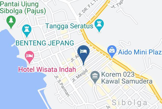 Kota Sibolga - Hotel Pasar Baru Maps